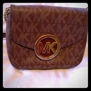 Burgundy Michael Kors. Crossbody Purse